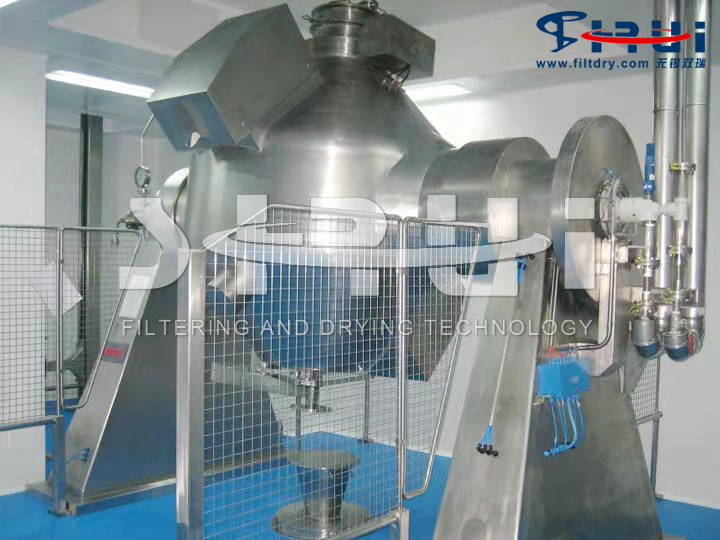 回转式结晶过滤洗涤干燥四合一(四合一双锥干燥机)