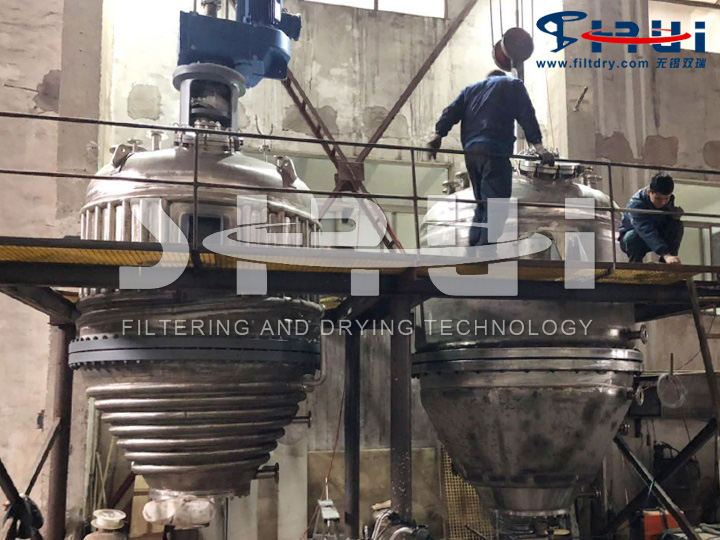 甲基八溴醚阻燃剂过滤洗涤一体机