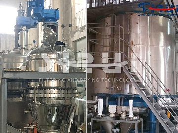 连续精制提纯特种塑料的过滤洗涤干燥机组