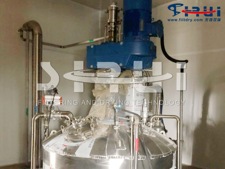 氢化铝锂全密闭反应过滤洗涤干燥一体机