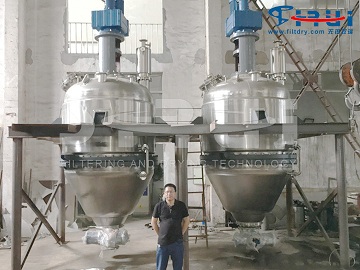 双瑞机械持续改进锥形过滤洗涤干燥三合一