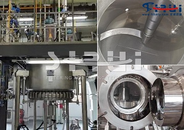 过滤洗涤干燥三合一在生产使用中注意事项分析